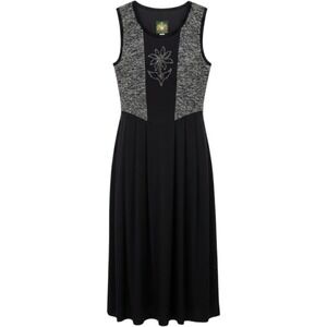 Hammerschmid Maxi Dress Women Medium Black Wool‎ Blend Embroidered German Dirndl